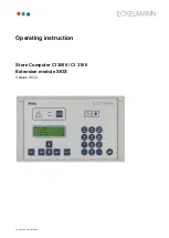 Предварительный просмотр 1 страницы ECKELMANN CI 3000 Operating Instruction