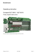 ECKELMANN Compact GLT 3010 Operating Instruction preview