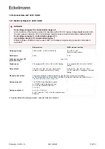 Preview for 116 page of ECKELMANN Compact GLT 3010 Operating Instruction