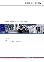 Предварительный просмотр 1 страницы ECKELMANN E-Control CNC Product Documentation