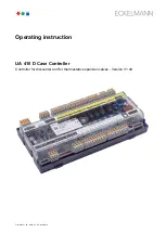 Preview for 1 page of ECKELMANN UA 410 D Operating Instruction