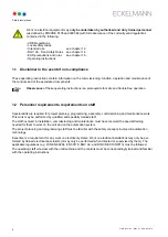 Preview for 12 page of ECKELMANN UA 410 D Operating Instruction