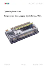 Предварительный просмотр 1 страницы ECKELMANN UA 410 L AC Operating Instruction