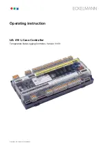 Preview for 1 page of ECKELMANN UA 410 L Case Controller Operating	 Instruction