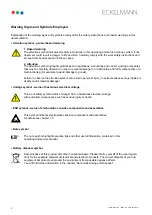 Preview for 8 page of ECKELMANN UA 410 L Case Controller Operating	 Instruction