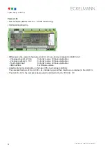 Preview for 16 page of ECKELMANN UA 410 L Case Controller Operating	 Instruction