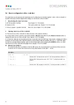 Preview for 40 page of ECKELMANN UA 410 L Case Controller Operating	 Instruction