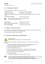 Preview for 43 page of ECKELMANN UA 410 L Case Controller Operating	 Instruction