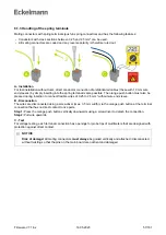 Preview for 57 page of ECKELMANN Virtus 5 Series Operating Instructions Manual