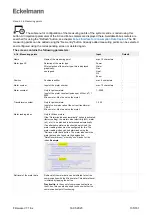 Preview for 135 page of ECKELMANN Virtus 5 Series Operating Instructions Manual