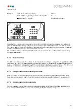 Preview for 67 page of ECKELMANN VS 300 Operating Instructions Manual