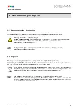 Preview for 159 page of ECKELMANN VS 300 Operating Instructions Manual