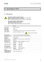 Preview for 167 page of ECKELMANN VS 300 Operating Instructions Manual