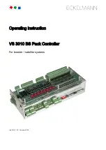 Preview for 1 page of ECKELMANN VS 3010 BS Operating Instruction