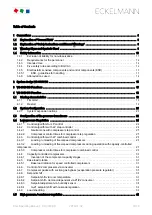 Preview for 3 page of ECKELMANN VS 3010 BS Operating Instruction