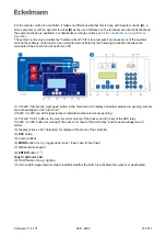 Предварительный просмотр 161 страницы ECKELMANN VS 3015 CT Operating	 Instruction