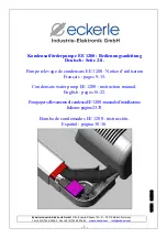 Eckerle EE 1200 Instruction Manual preview