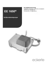 Eckerle EE 1650 Installation Instructions Manual preview