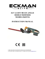 Eckman ekht36 Instruction Manual предпросмотр