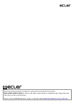 Предварительный просмотр 17 страницы Ecler essentials eMCTROL1 User Manual