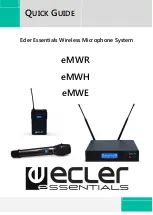 Ecler essentials eMWR Quick Manual preview