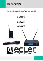 Предварительный просмотр 10 страницы Ecler essentials eMWR Quick Manual