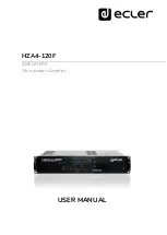 Предварительный просмотр 1 страницы Ecler essentials HZA4-120F User Manual