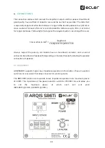 Предварительный просмотр 10 страницы Ecler ARQISi SB6TiWH User Manual