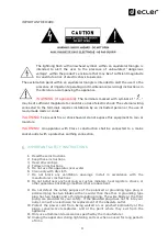 Preview for 3 page of Ecler ARQISi Series User Manual