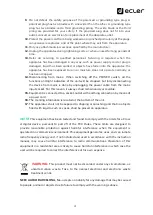 Preview for 4 page of Ecler AUDEOSB110P User Manual