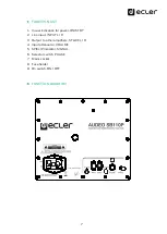 Предварительный просмотр 7 страницы Ecler AUDEOSB110P User Manual