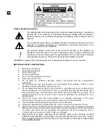 Предварительный просмотр 2 страницы Ecler CA200z User Manual