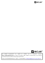 Предварительный просмотр 12 страницы Ecler DANTE DN44BOB User Manual