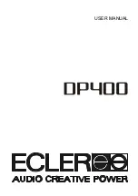 Ecler DP400 User Manual preview