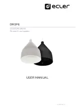 Ecler DROP6 User Manual preview