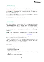 Preview for 5 page of Ecler EclerNet WPNETTOUCH User Manual