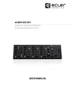 Ecler eCOMPACT4BT User Manual preview