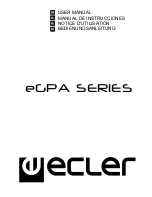 Ecler eGPA SERIES User Manual предпросмотр