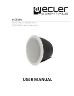 Ecler eIC5154 User Manual preview