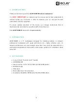 Preview for 5 page of Ecler eMOTUS5OD User Manual