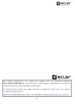 Предварительный просмотр 12 страницы Ecler eMOTUS5OD User Manual