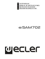 Ecler ESAM702 User Manual preview