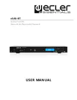 Preview for 1 page of Ecler esas-bt User Manual