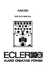 Ecler HAK360 Service Manual предпросмотр