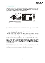 Предварительный просмотр 7 страницы Ecler IC Series User Manual