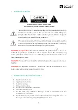 Preview for 3 page of Ecler IC3BK User Manual