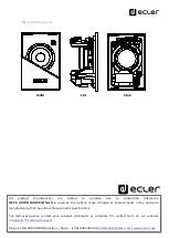 Предварительный просмотр 8 страницы Ecler IW103 User Manual