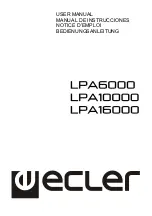 Ecler LP10000 User Manual предпросмотр