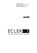 Ecler MAC70i User Manual предпросмотр