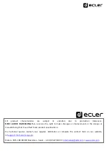 Предварительный просмотр 20 страницы Ecler MIMO7272DN User Manual